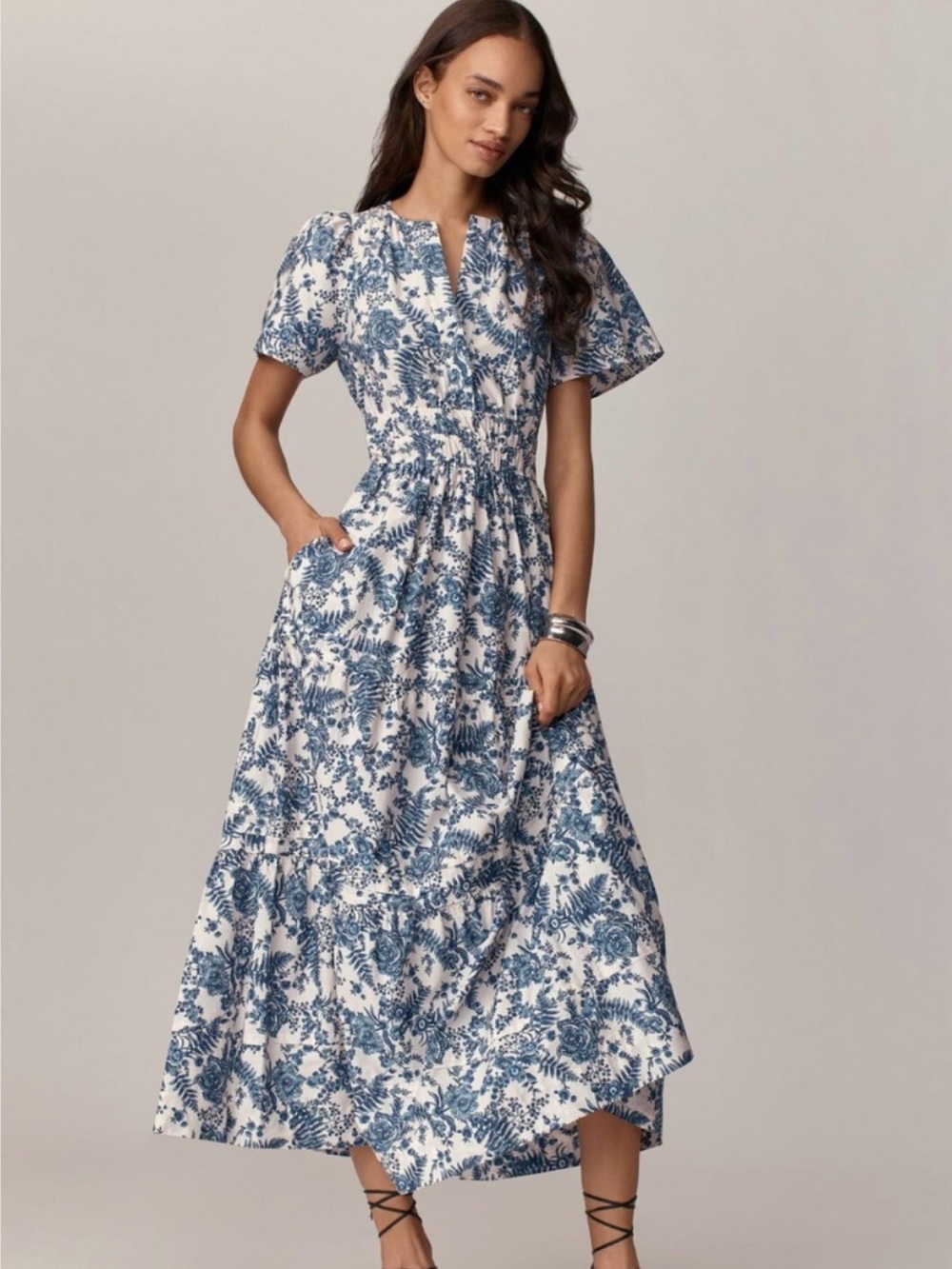 Anthropologie Somerset Floral Dress